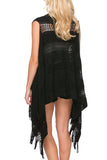 Subtle Luxury Vest Stevie Sleeveless Novelty Sweater with Fringe