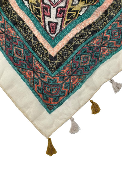 Sunland Park Print Sheer Sarong Wrap Scarf - Subtle Luxury