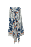 Surfrider Ocean Blue Print Scarf Wrap Sarong - Subtle Luxury