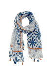 Surfrider Ocean Blue Print Scarf Wrap Sarong - Subtle Luxury
