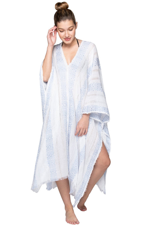 Sweet Dreams Print | Maxi Kaftan Coverup Sundress - Subtle Luxury