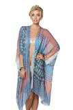 The Janice Print Kimono Coverup - Subtle Luxury