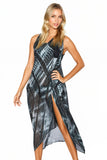 Tie Dye Trippin in Black Multi - Wear Coverup - Subtle Luxury