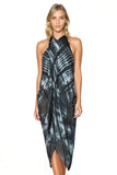 Tie Dye Trippin in Black Multi - Wear Coverup - Subtle Luxury