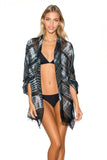 Tie Dye Trippin in Black Multi - Wear Coverup - Subtle Luxury