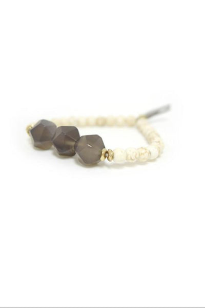 triple-stone-bracelet-Gen Stone Beads Tan Grey
