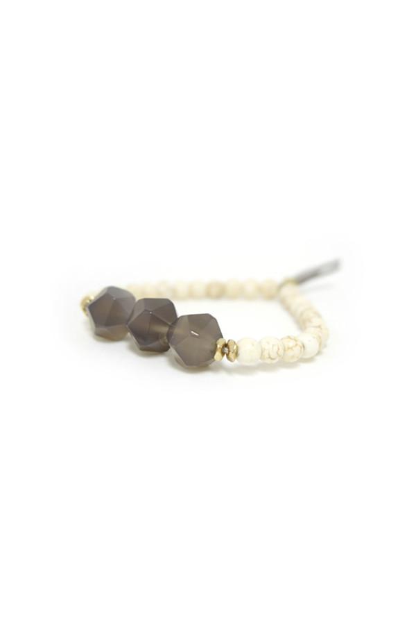 Triple Stone Stretch Bracelet - Subtle Luxury
