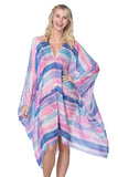 Vacation Mode Print | Maxi Kaftan Coverup - Subtle Luxury