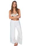 Wavelength Lace Accent Pant in Side Panel Dip Dye - Subtle Luxury