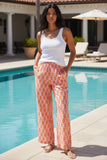 Double Gauze Cotton Print Getaway Beach Pant