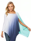 Zen Blend Dip Dye Poncho Convertible - Subtle Luxury