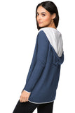 Zen Blend Hoodie S/M / Olympic-White Zen Blend Cabana Reversible Hoodie Sweater