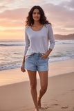Zen Blend Luxury Favorite Scoop Crewneck Sweater
