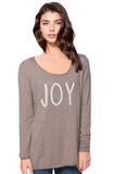 Zen Blend Sweater S/M / Root / Joy Zen  Crewneck Sweater with Joy Embroidery Stitch