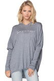 Zen Blend Sweater XS/S / LYM-Smoke / love you more Zen Hoodie Sweater Pullover in Love You More Embroidery