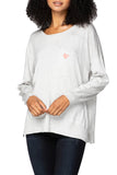 Zen Patricia Pocket Pullover with Heart Embroidery - Subtle Luxury