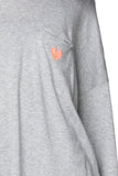 Zen Patricia Pocket Pullover with Heart Embroidery - Subtle Luxury