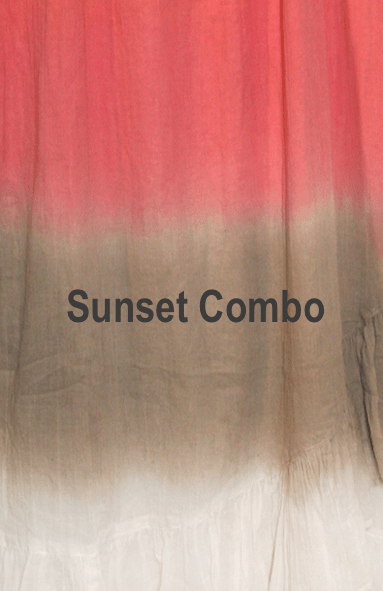 Chelsea Gauze Dip Dye T-Shirt Woven - Subtle Luxury