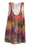 Flow Silk Print Tank Top - Subtle Luxury