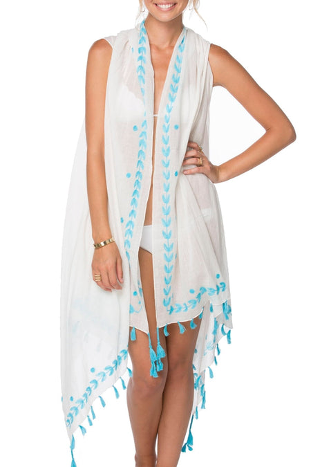 Sway Tassel Dress with Embroidery
