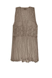 Macrame Vest with Fringe - Subtle Luxury