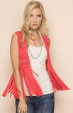 Macrame Vest with Fringe - Subtle Luxury