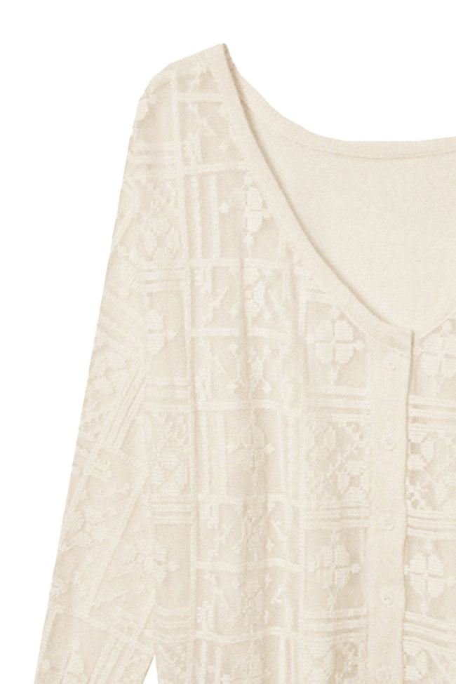 Subtle Luxury Sweater Mixed Media | Crew to V Neck Reversible Sweater | Froth